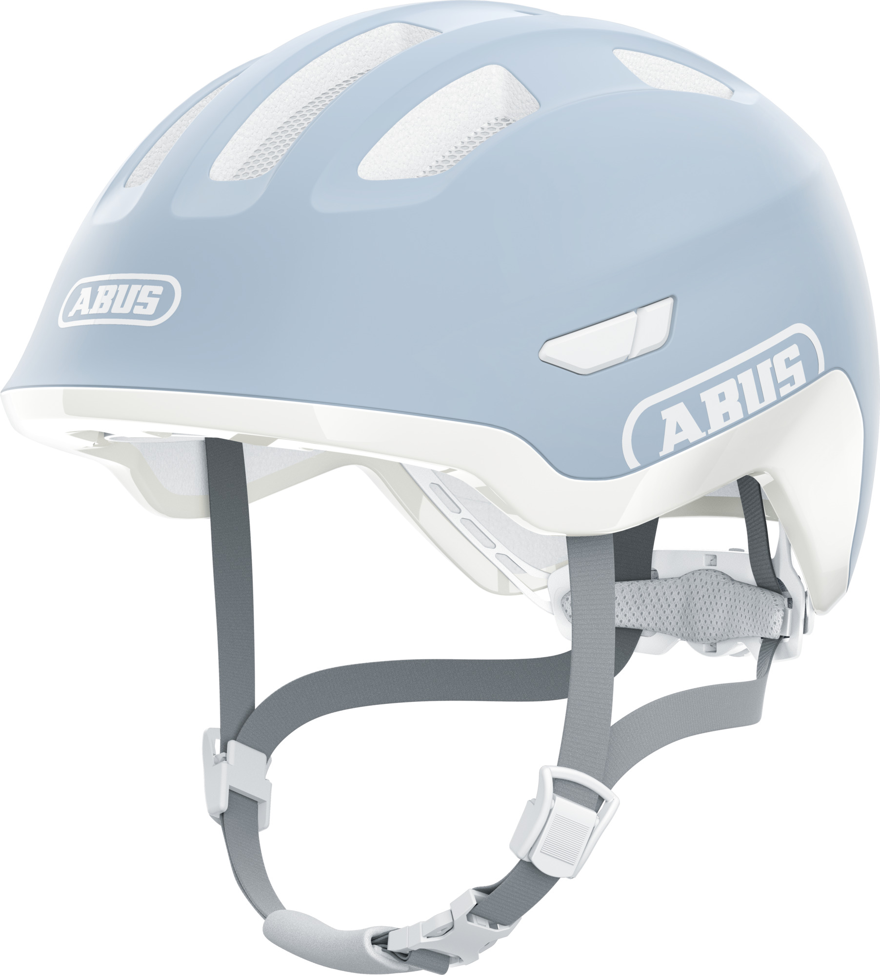 Abus helm smiley 3.0 ace led pure aqua s 45-50cm afbeelding