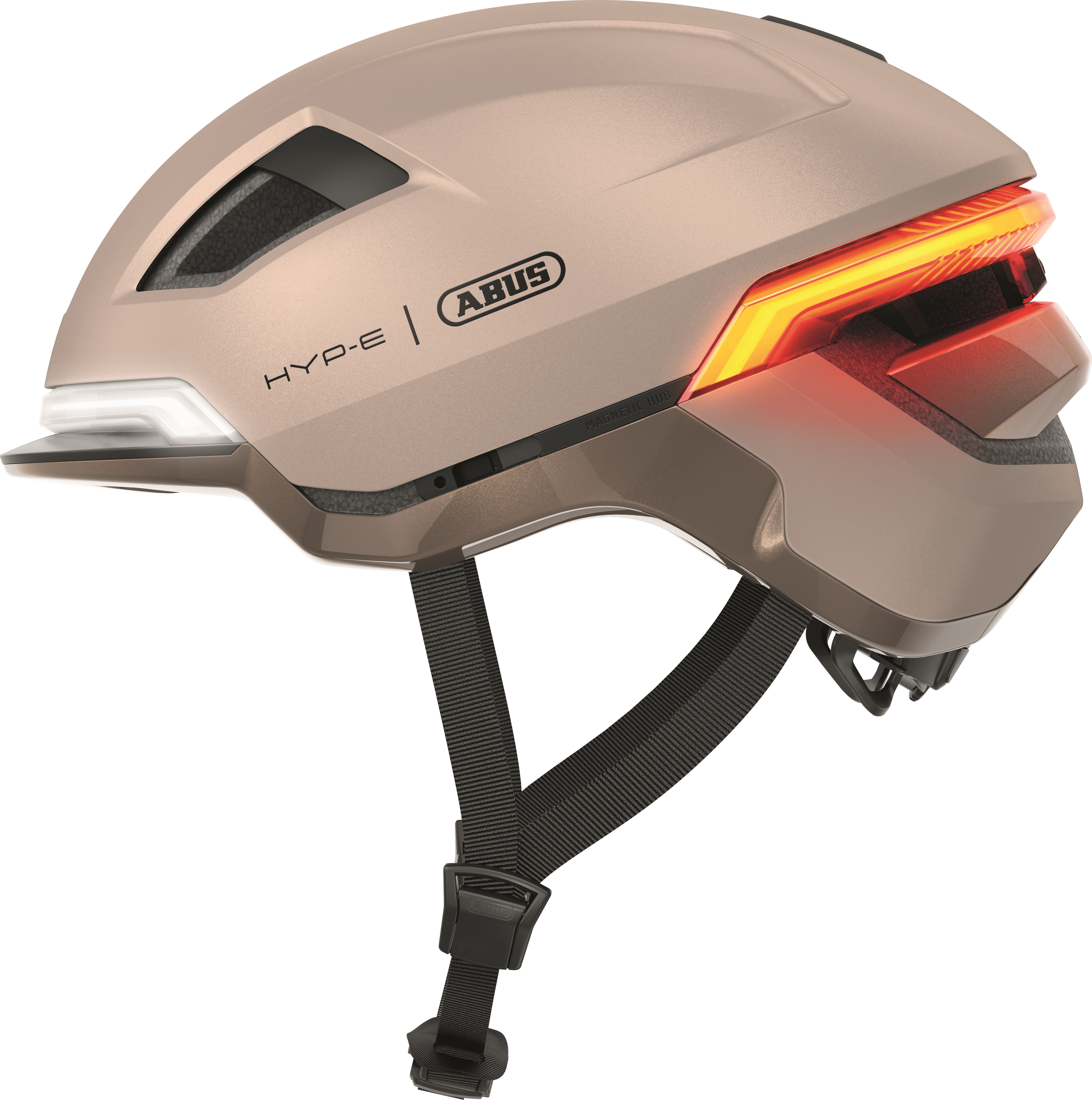 Abus smart helm hyp-e champagne gold l 57-61cm afbeelding