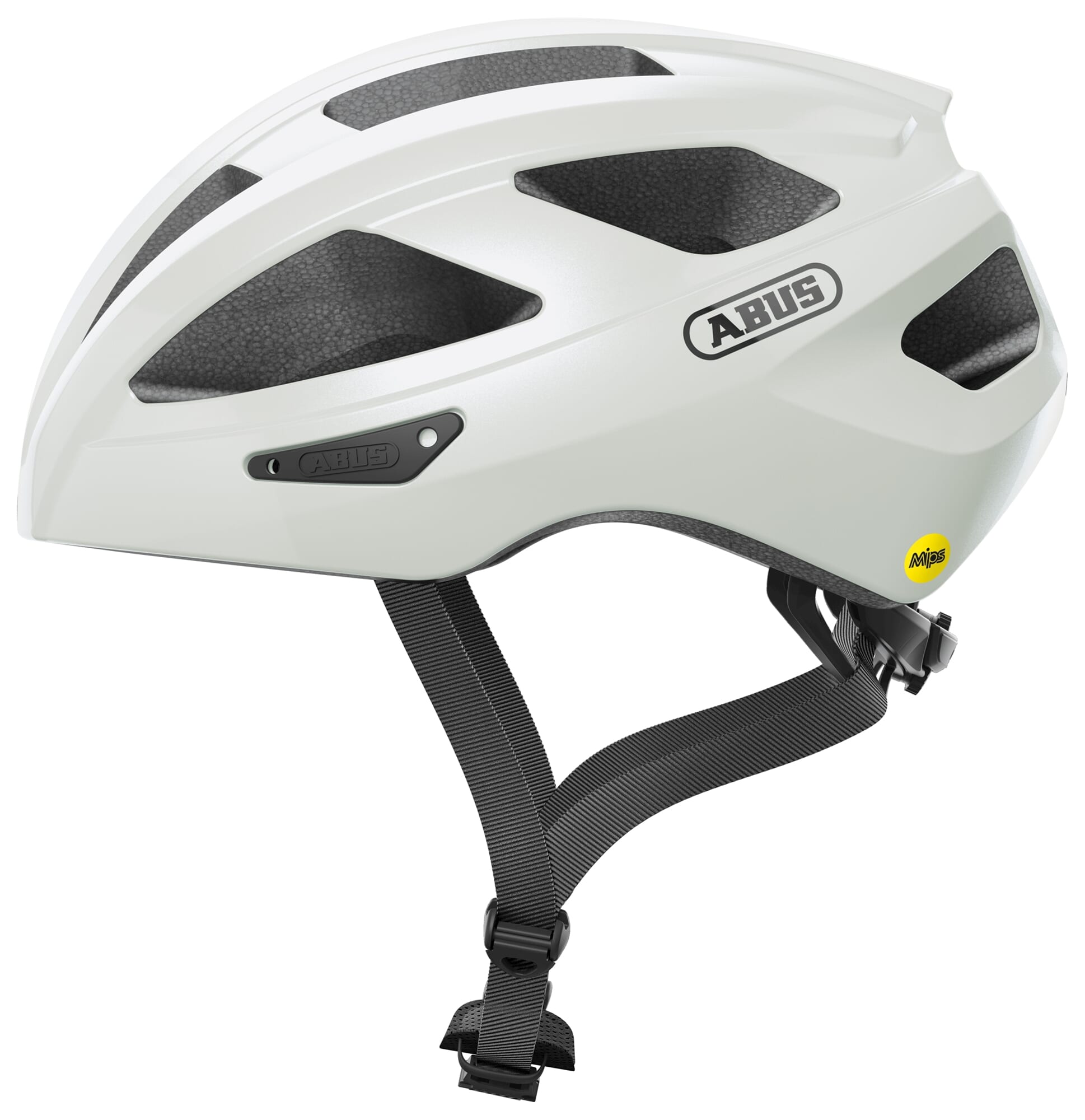 Abus helm macator mips pearl white l 58-62cm afbeelding