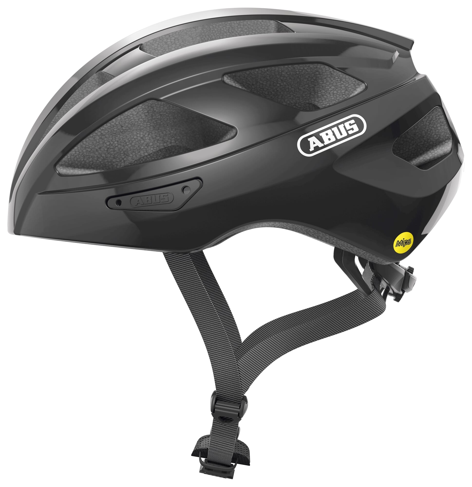 Abus helm macatgoud mips shiny zwart l 58-62cm afbeelding