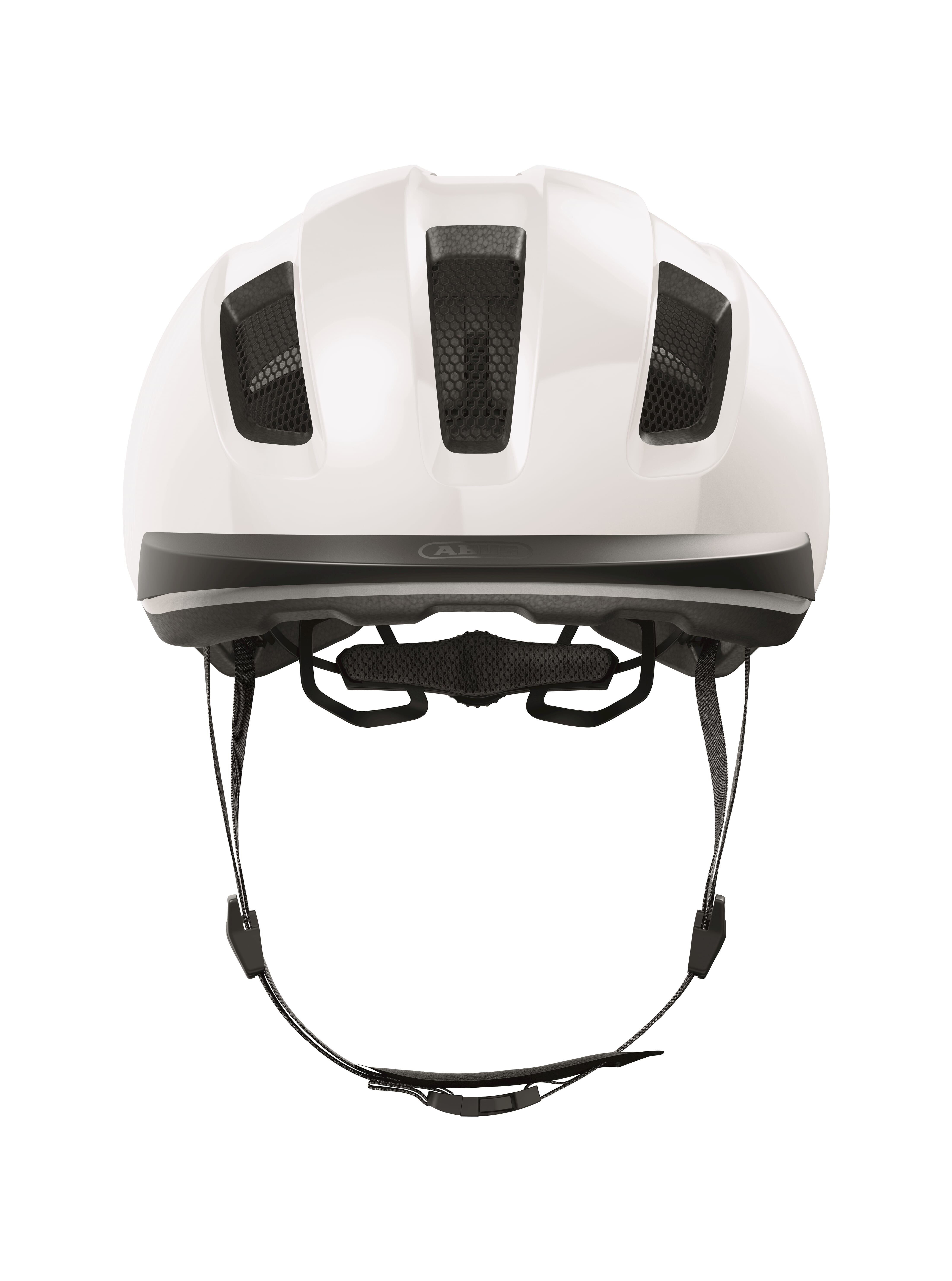 Abus helm purl-y shiny white l 57-61cm afbeelding