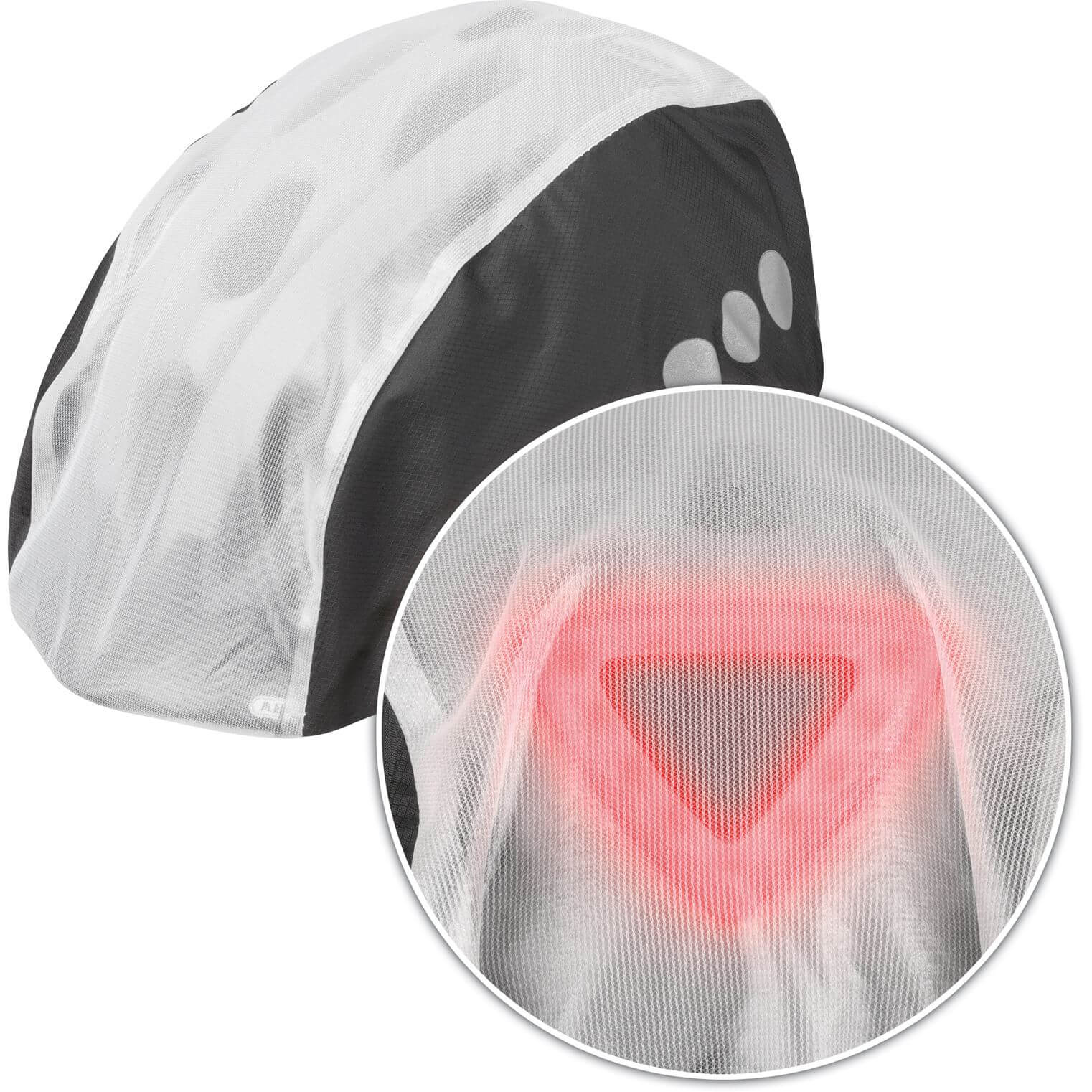 Abus transparant/zwart toplight regenhoes