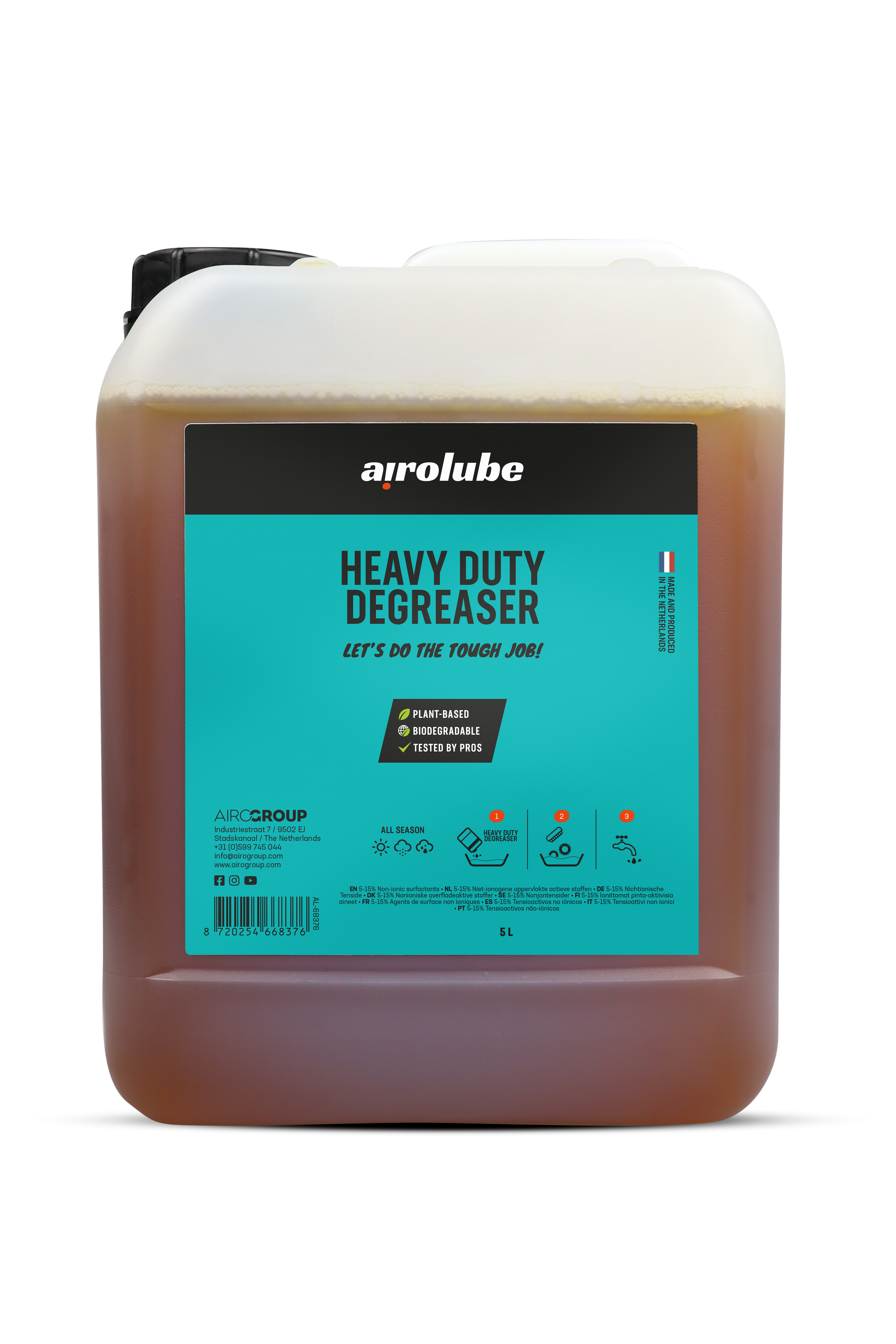 Cyclon Airolube ontvetter 5ltr afbeelding