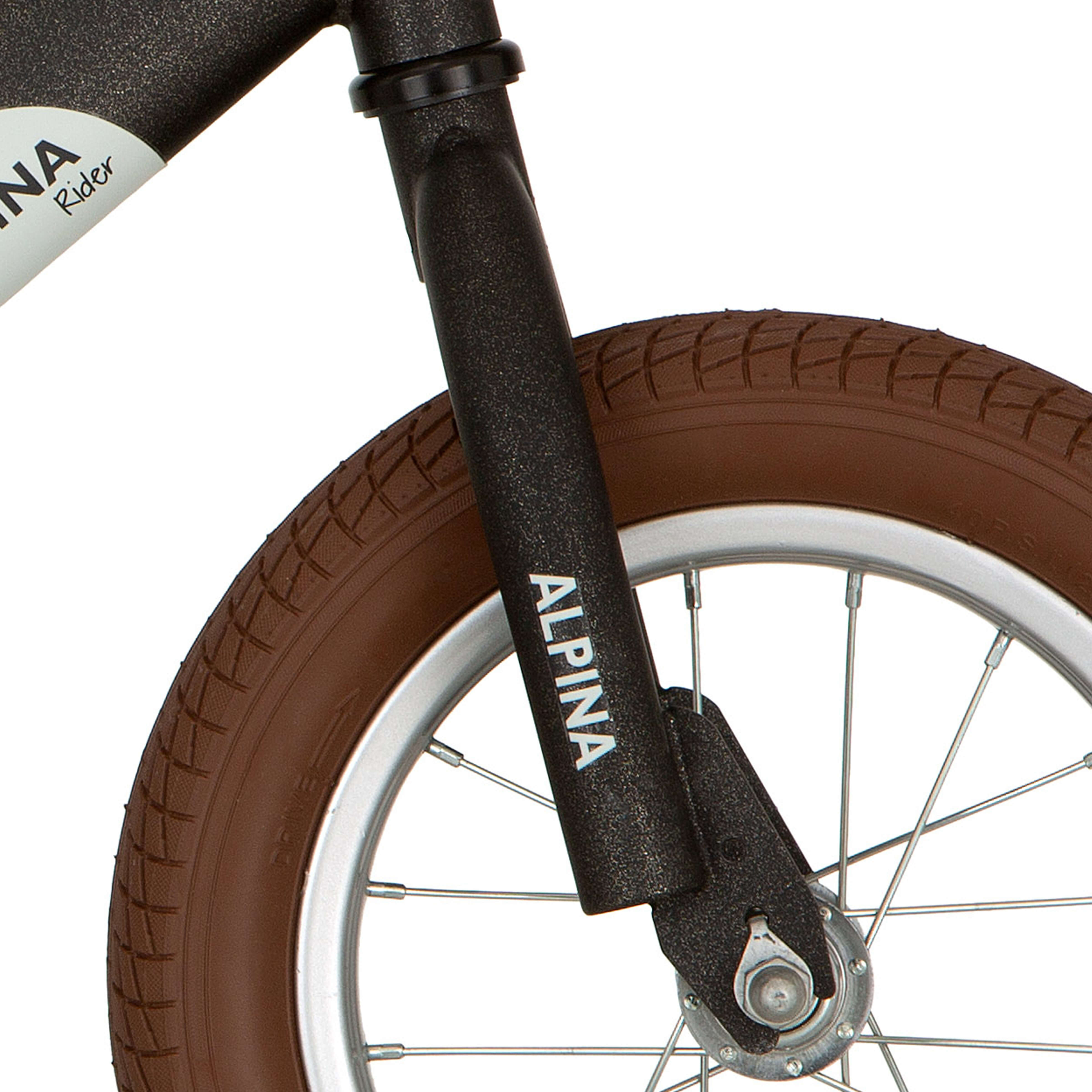 Alpina voorvork loopfiets vulcano black matt afbeelding