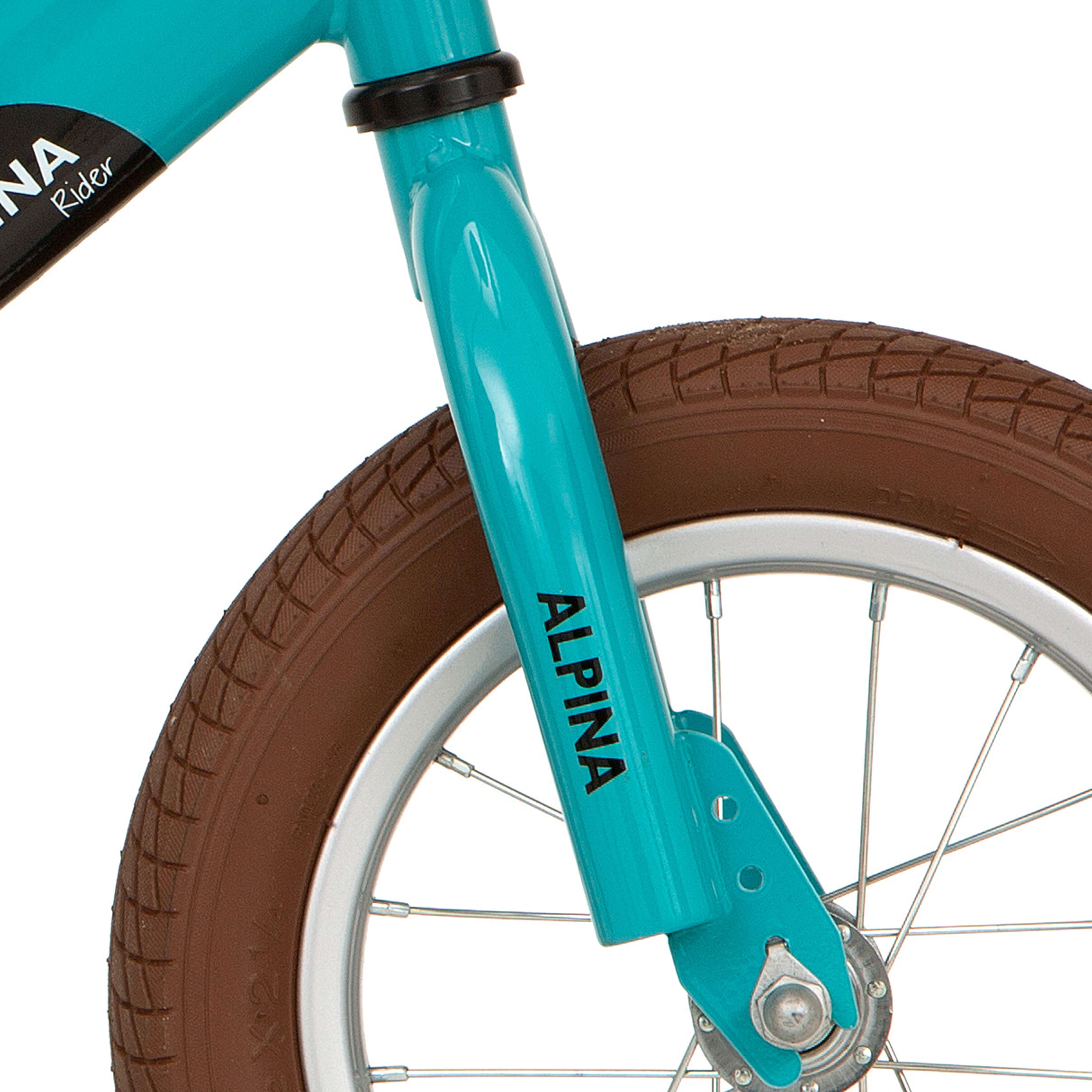 Alpina voorvork loopfiets mineral green afbeelding