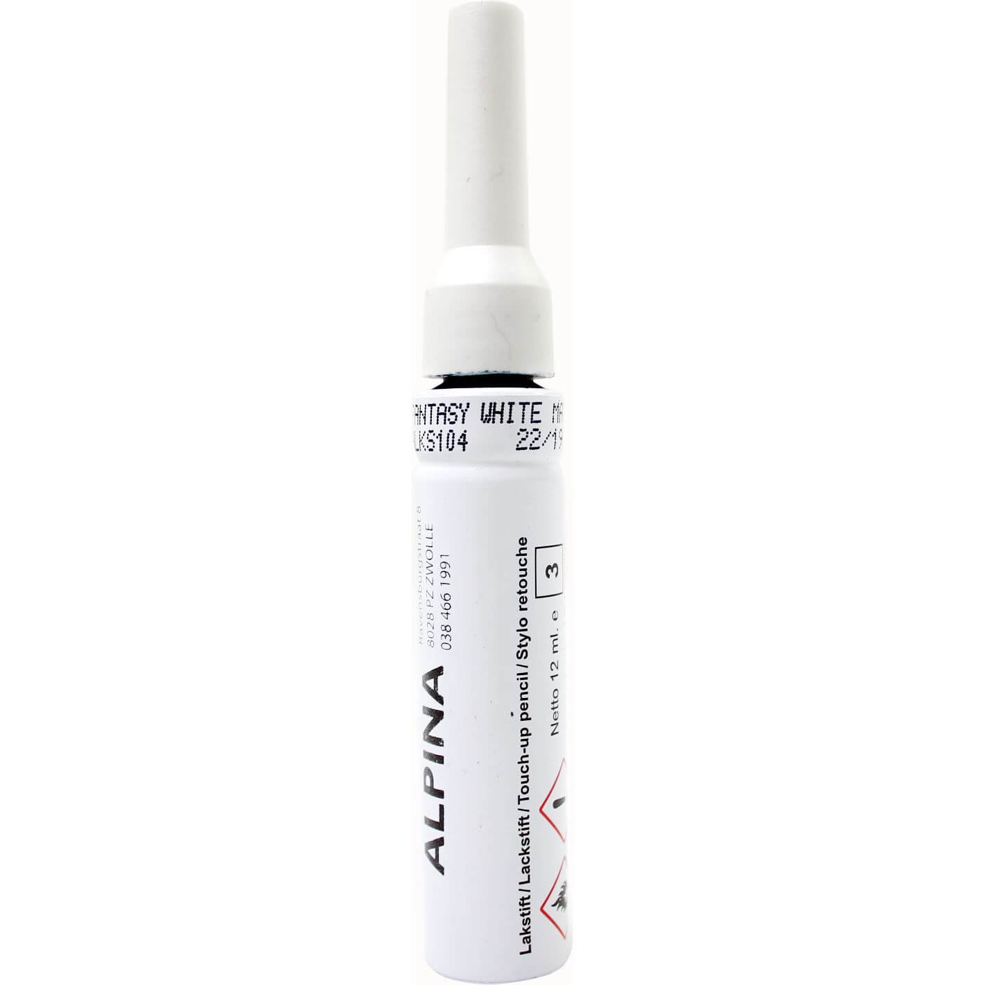 Alpina lakstift fantasy white ys7942 matt afbeelding