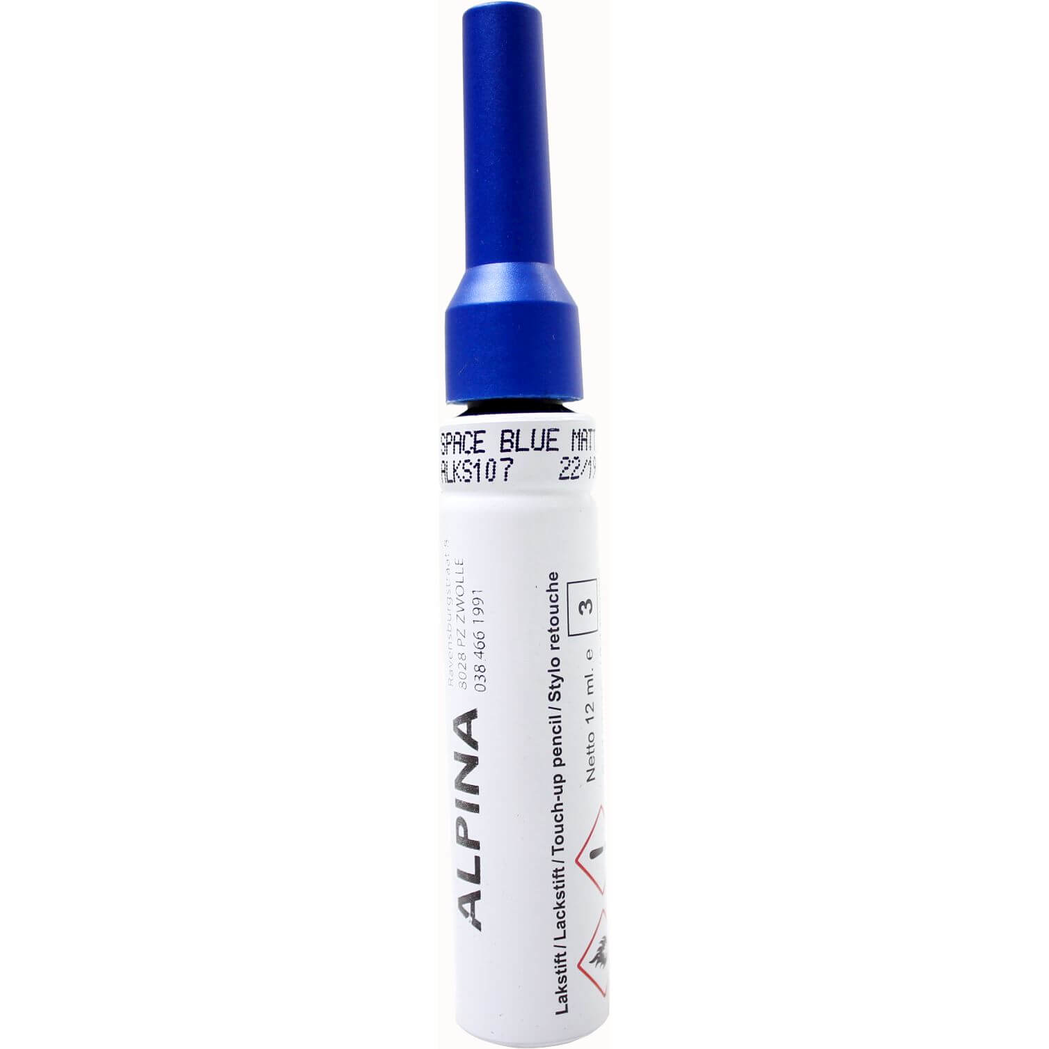 Alpina lakstift space blue ys9430 matt afbeelding
