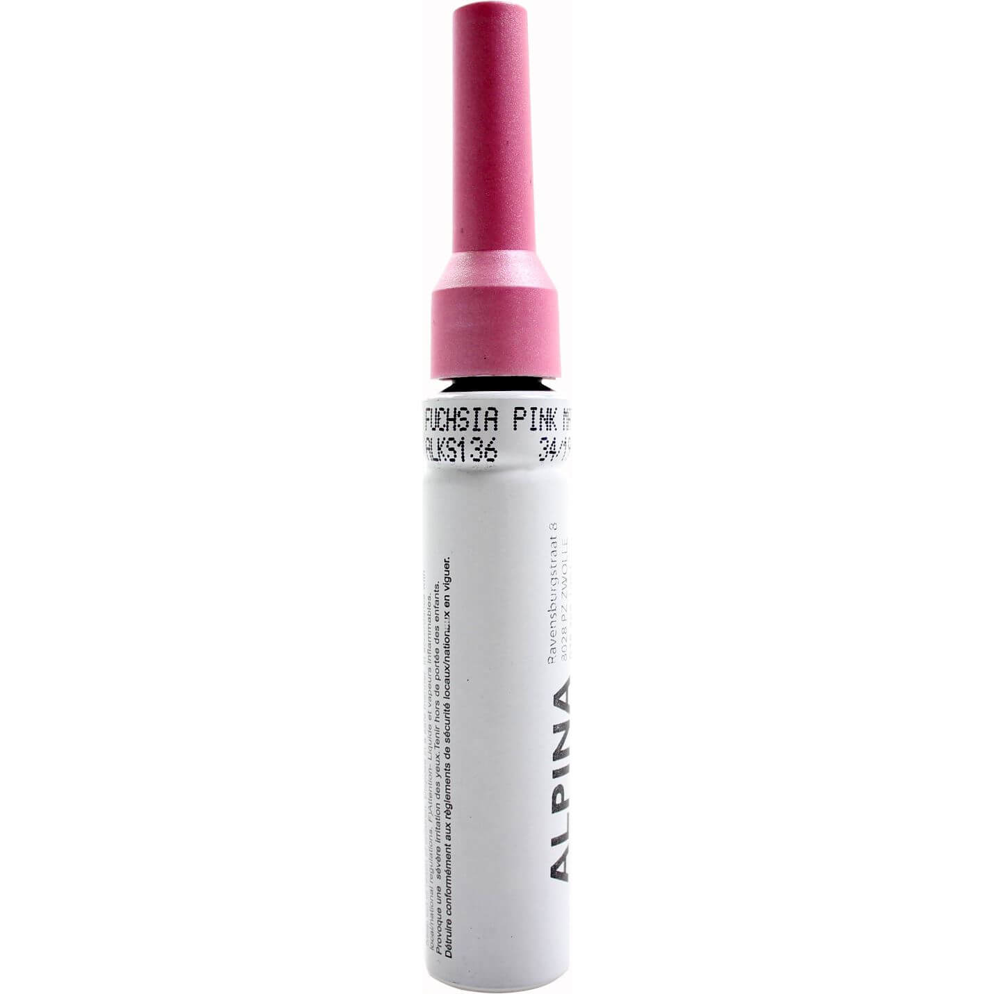 Alpina lakstift fuchsia pink pms10166 matt afbeelding