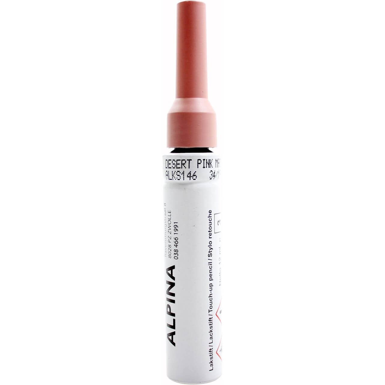 Alpina lakstift desert pink pms7606 matt afbeelding