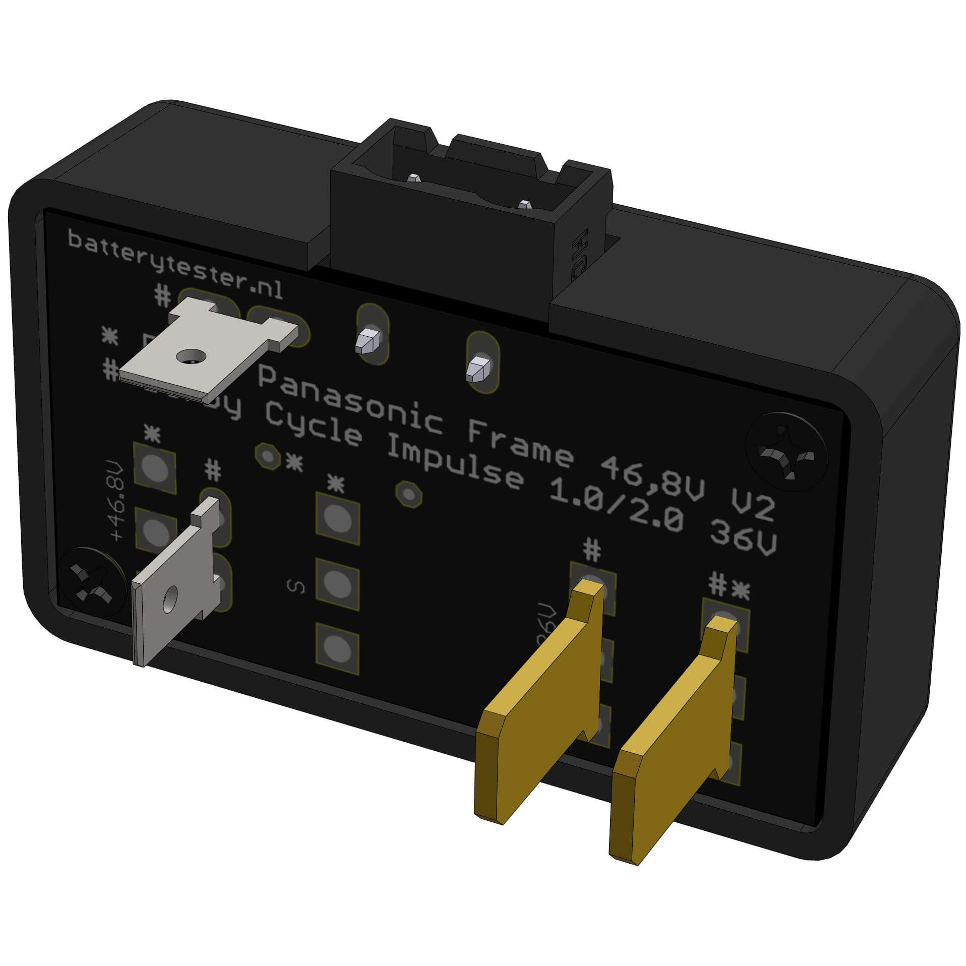 Batterytester - white label fietsaccu parts | kunststof | | afbeelding