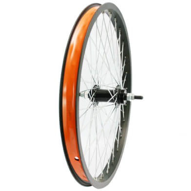 HB achterwiel 20 freestyle 10mm as zwart zink spk afbeelding