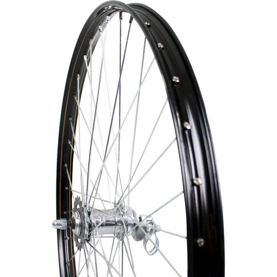 Roland achterwiel 28 x 1 1/2 velosteel rn v38 zwart zink sp afbeelding