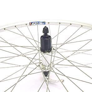 Roland achterwiel 28 uitval cass 8/9v zac19 zilver rvs spk afbeelding