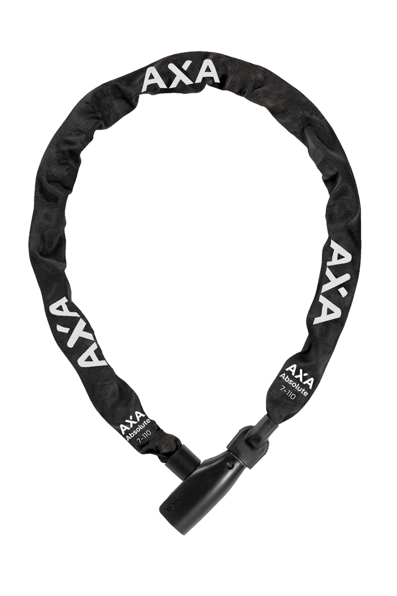 Axa absolute 7-110 kettingslot 110cm level 9 zwart