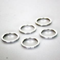 Zak a 5 balhoofdvulring 1.1/8 zilver 3mm spacer afbeelding