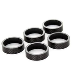 Hzb spacers 28.6 mm 1-1/8 inch oversized 10 mm carbon 5 stuks 6500032 afbeelding