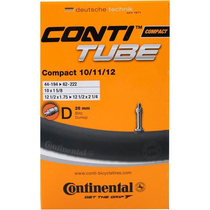 Continental binnenband dv1 compact 10/11/12 inch 44/62-222 doosje