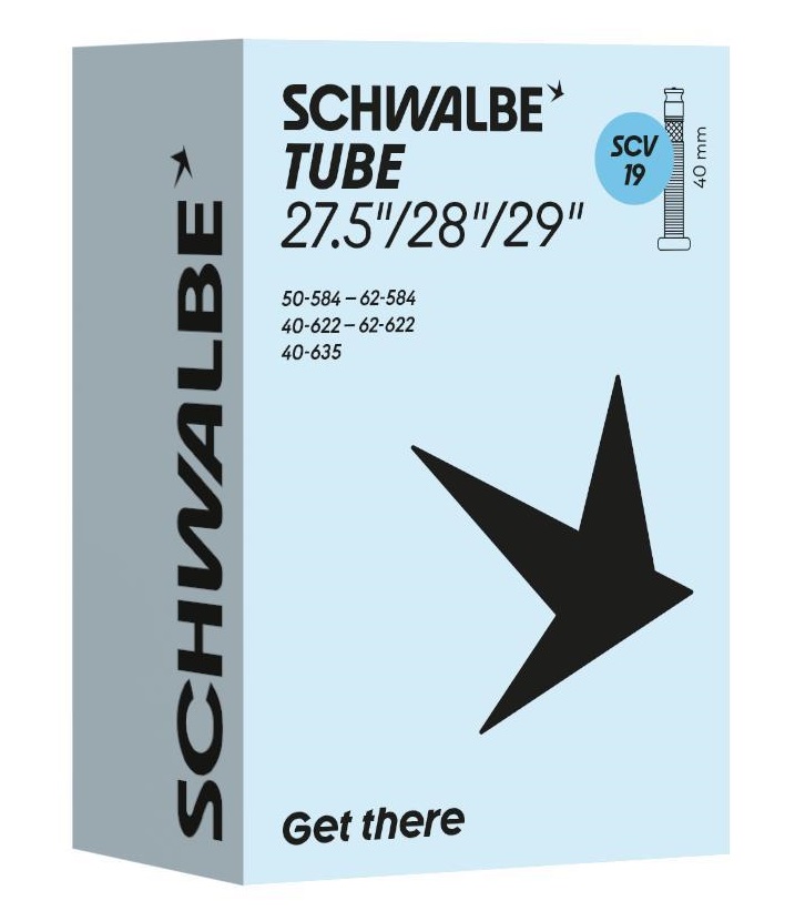 Schwalbe binnenband scv19 28 inch 40/62-584/635 clik valve 40mm afbeelding