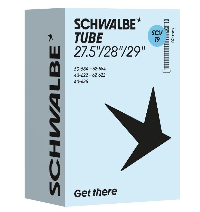 Schwalbe binnenband scv19 28 inch 40/62-584/635 clik valve 60mm afbeelding