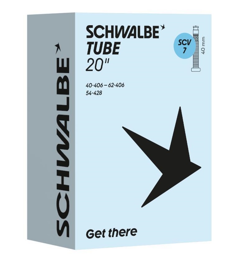 Schwalbe binnenband scv7 20 inch 40/62-406 clik valve 40mm afbeelding