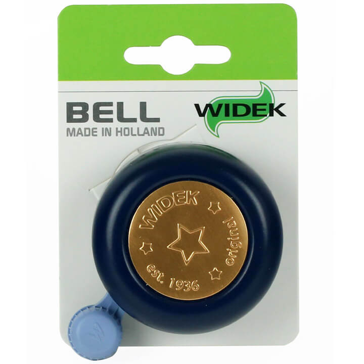 Widek bel jeans staal blauw op kaart afbeelding