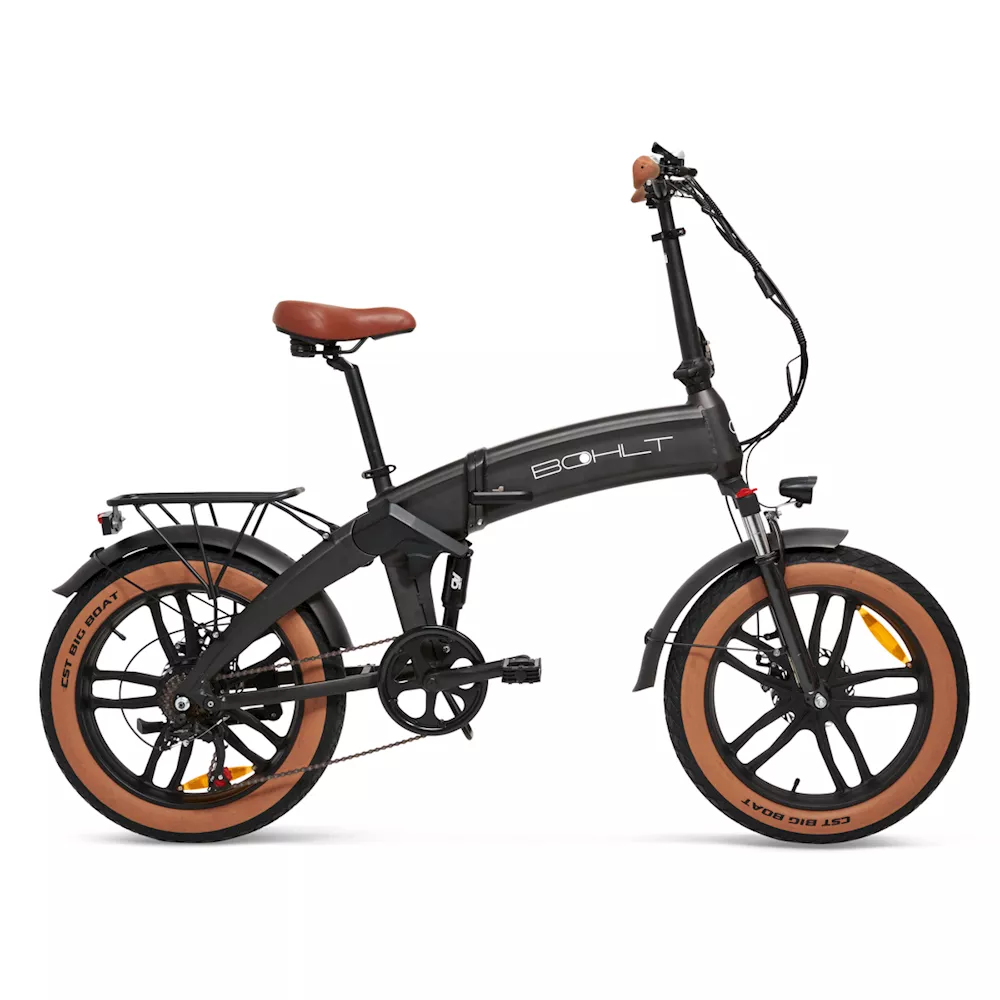 Bohlt elektrische vouwfiets fatbike f20 zwart afbeelding