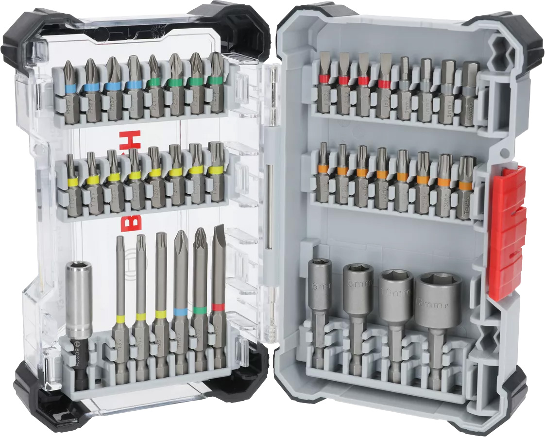 Bosch prof 43-delige bit- en dopsleutelset afbeelding