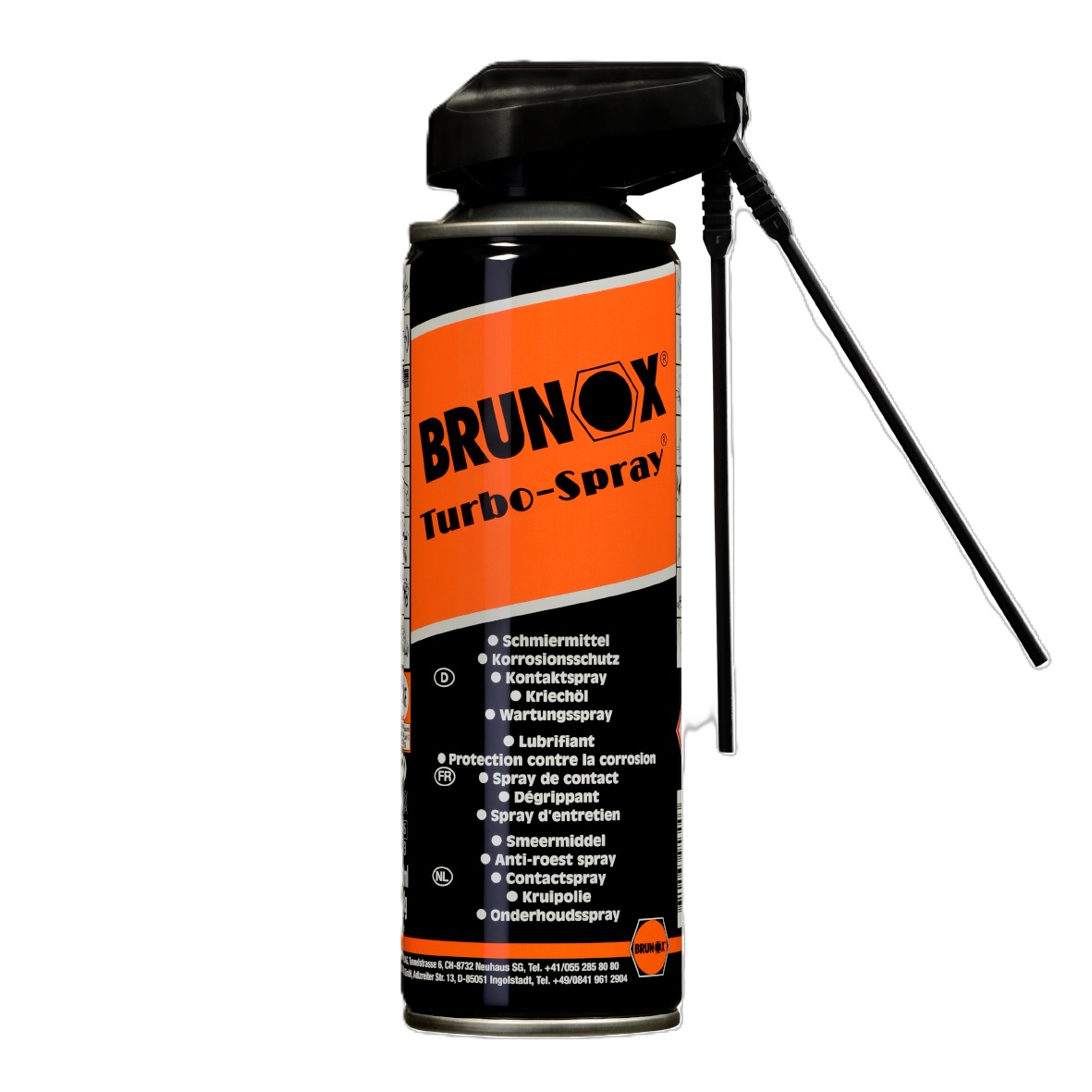 Brunox spuitbus turbo spray 300ml power klik afbeelding