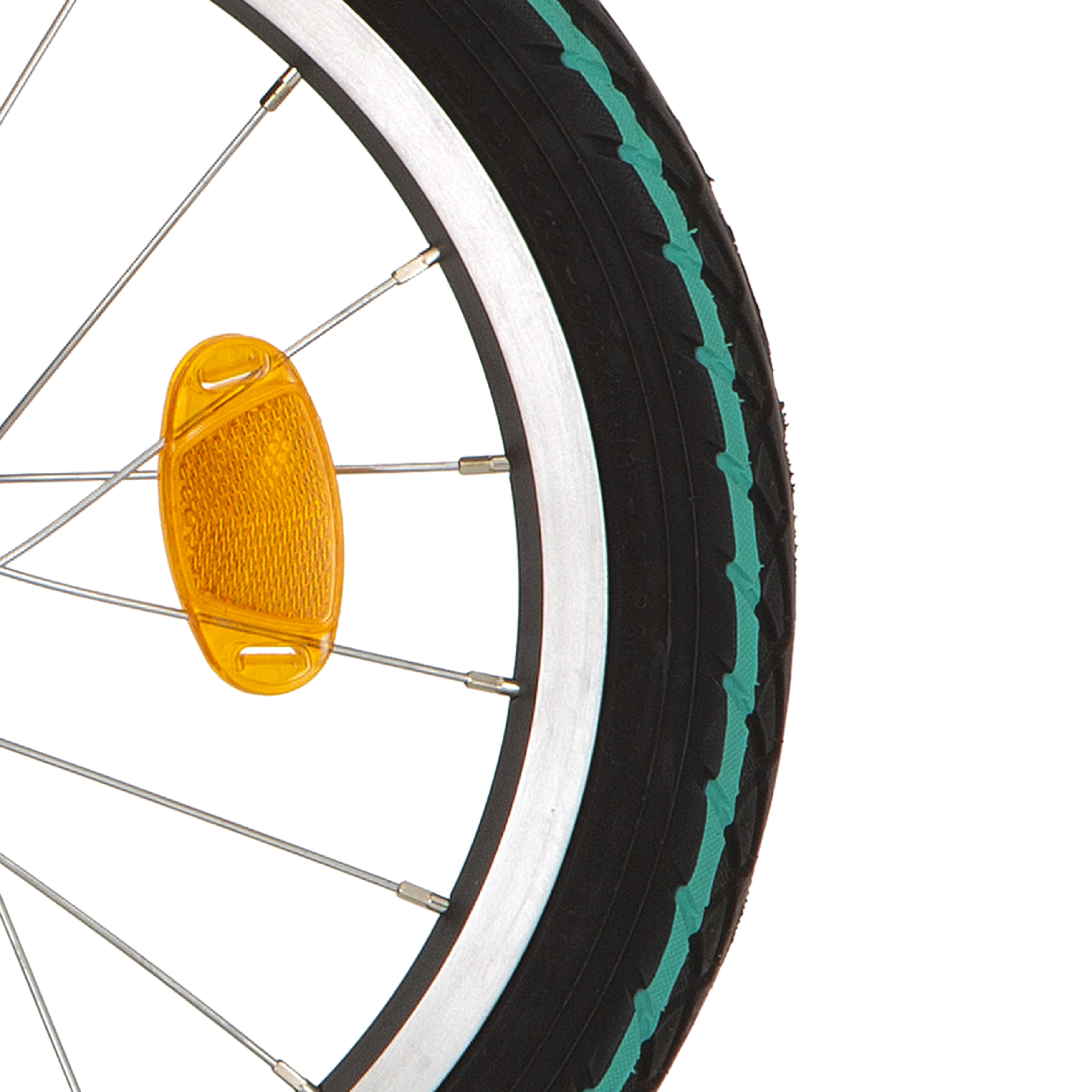Deli Tire buitenband sa-206 18 x 1.75 zw groene streep afbeelding