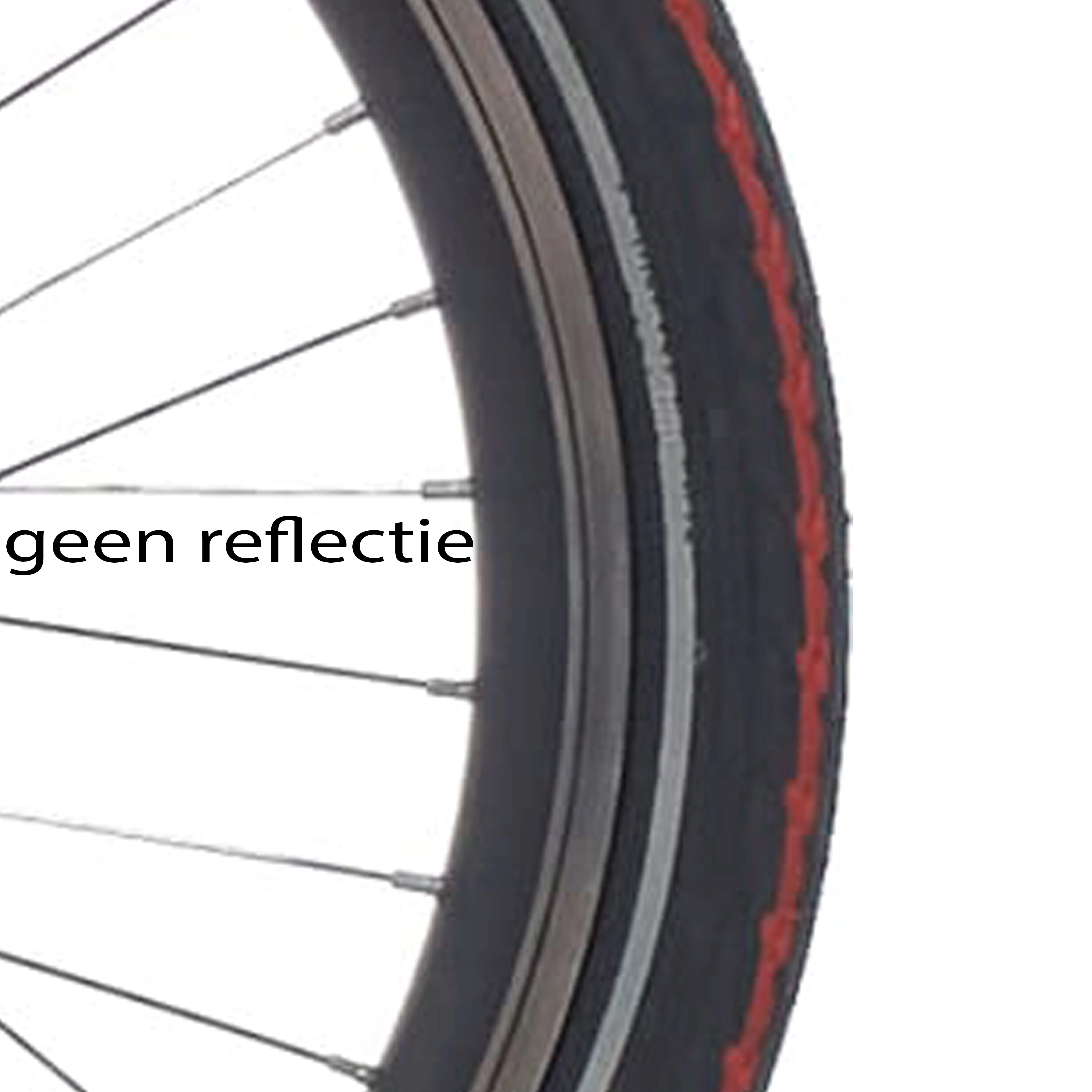 Deli Tire buitenband sa-206 18 x 1.75 zw oranje streep afbeelding