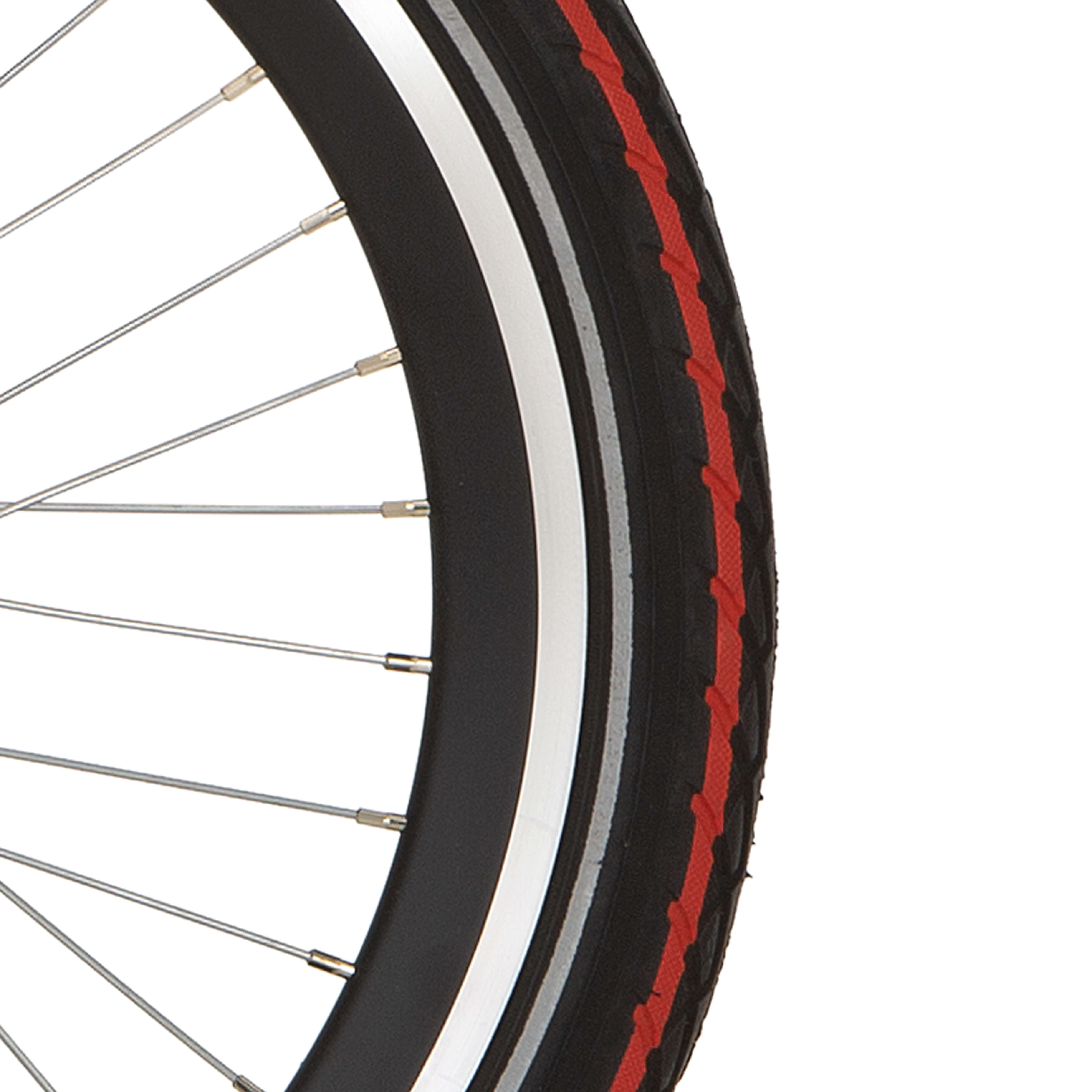 Deli Tire buitenband sa-206 20 x 1.75 zw rode streep refl afbeelding