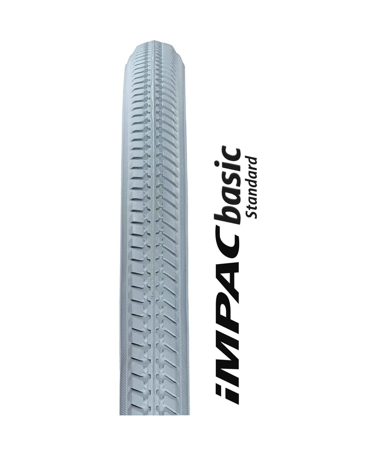 Impac buitenband 20x1 3/8 grijs - stadsband voor rolstoelen