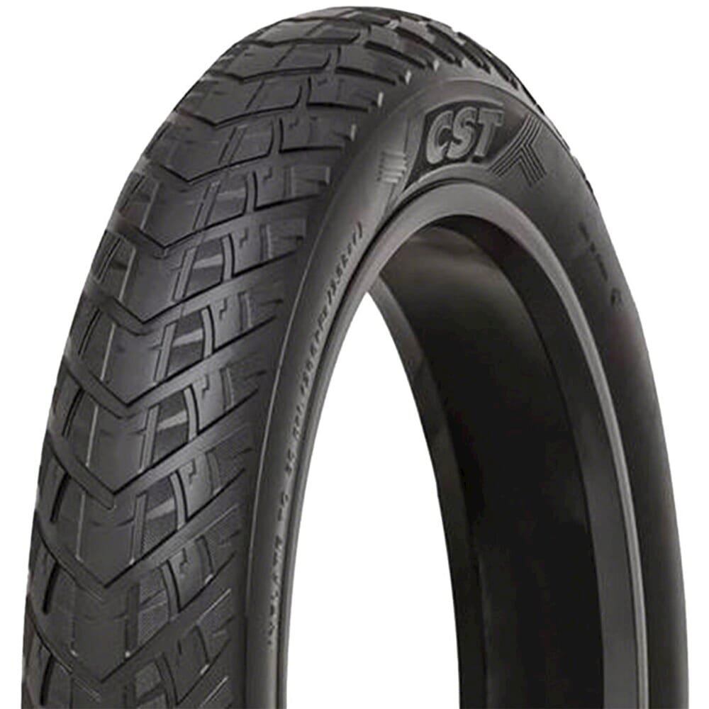 CST buitenband fatbike big boat 26 x 4.00 zwart reflectie afbeelding
