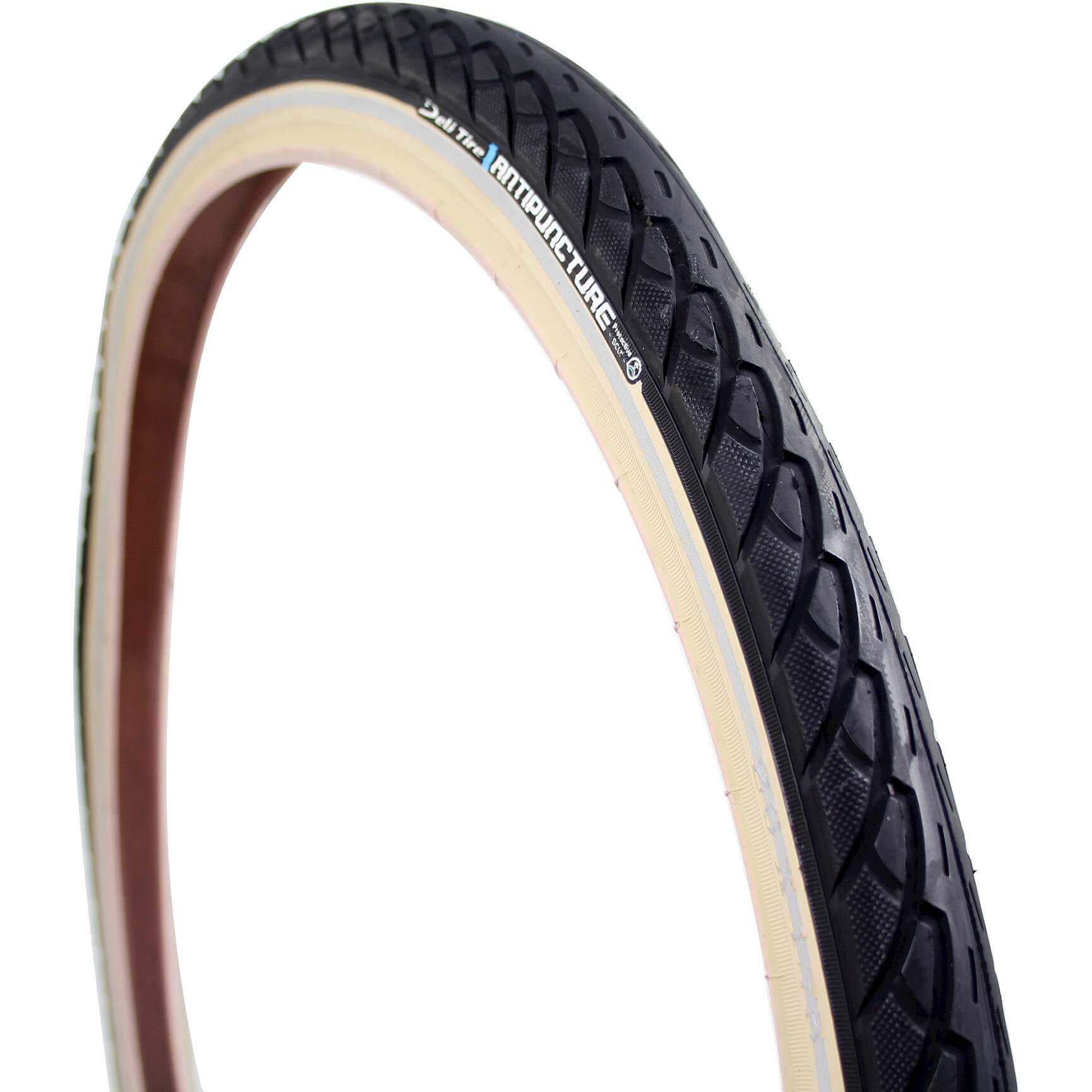 Deli Tire buitenband sa-206 26 x 1.75 zw creme refl afbeelding