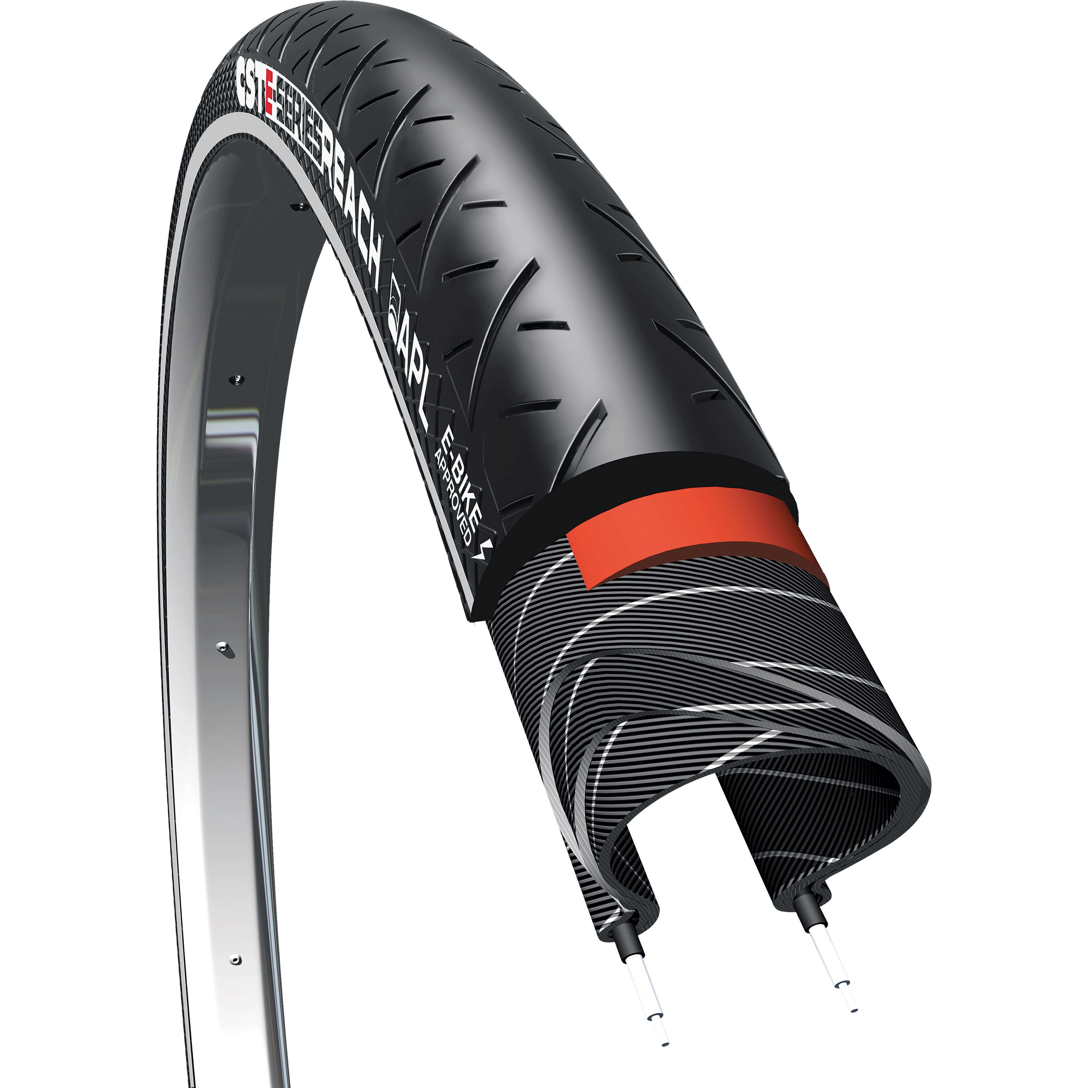 Cortina buitenband reach 28 x 1.60 zw refl afbeelding