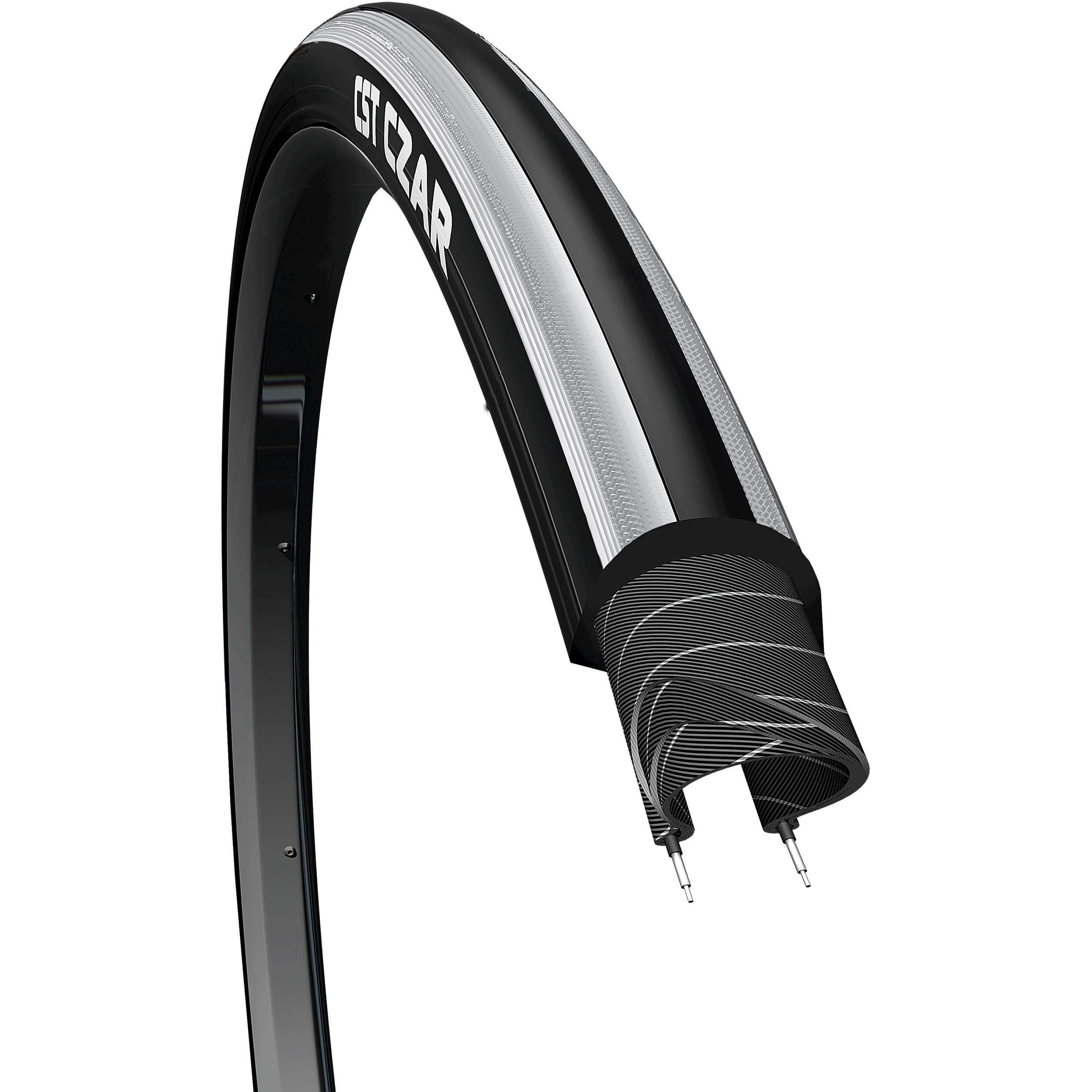 CST draadband czar race 23-622 zwart/wit afbeelding