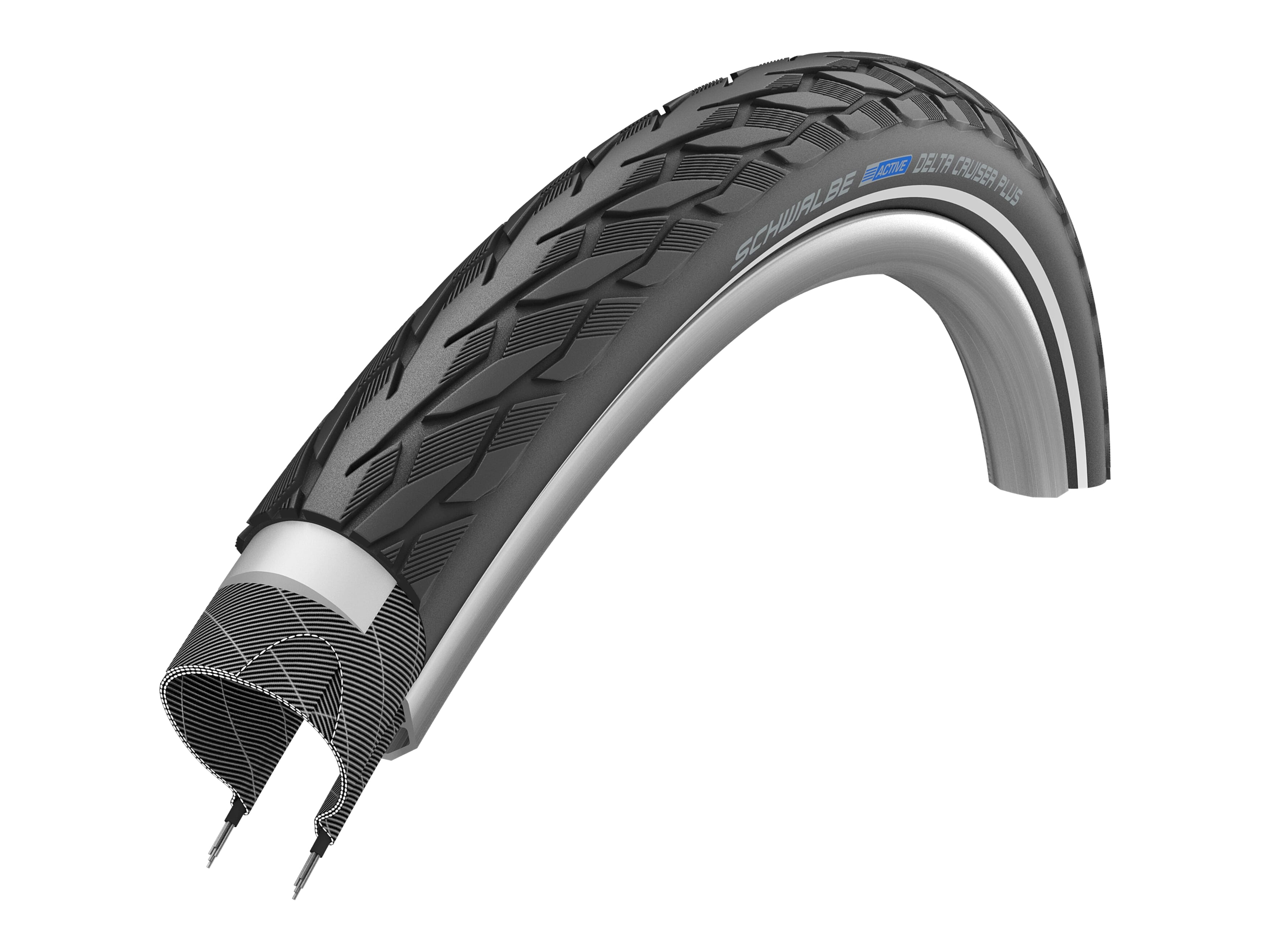 SCHWALBE Buitenband Cruiser Plus 26 x 2.00 zw refl