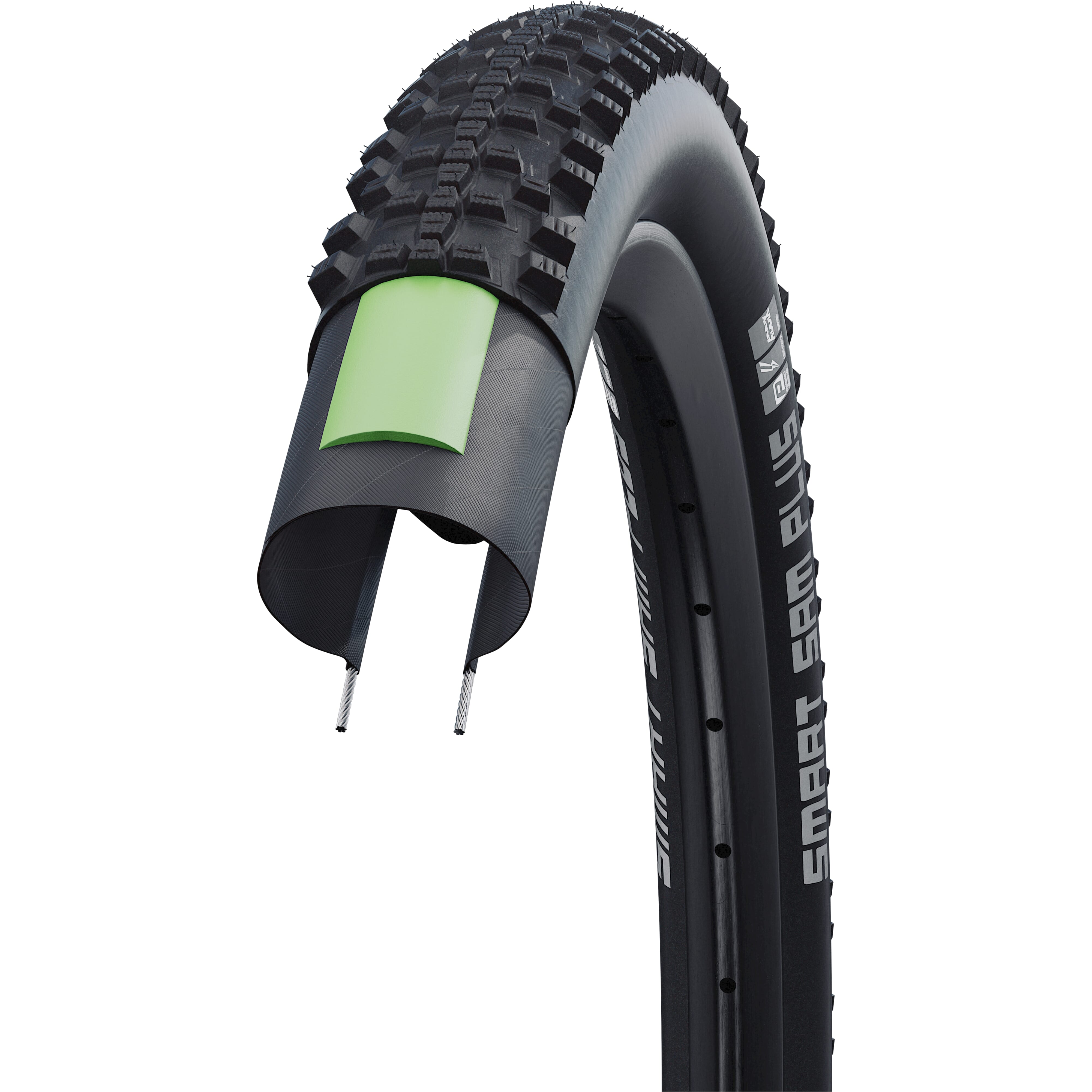 Schwalbe buitenband smart sam plus performance 27.5 x 2.35 zw refl