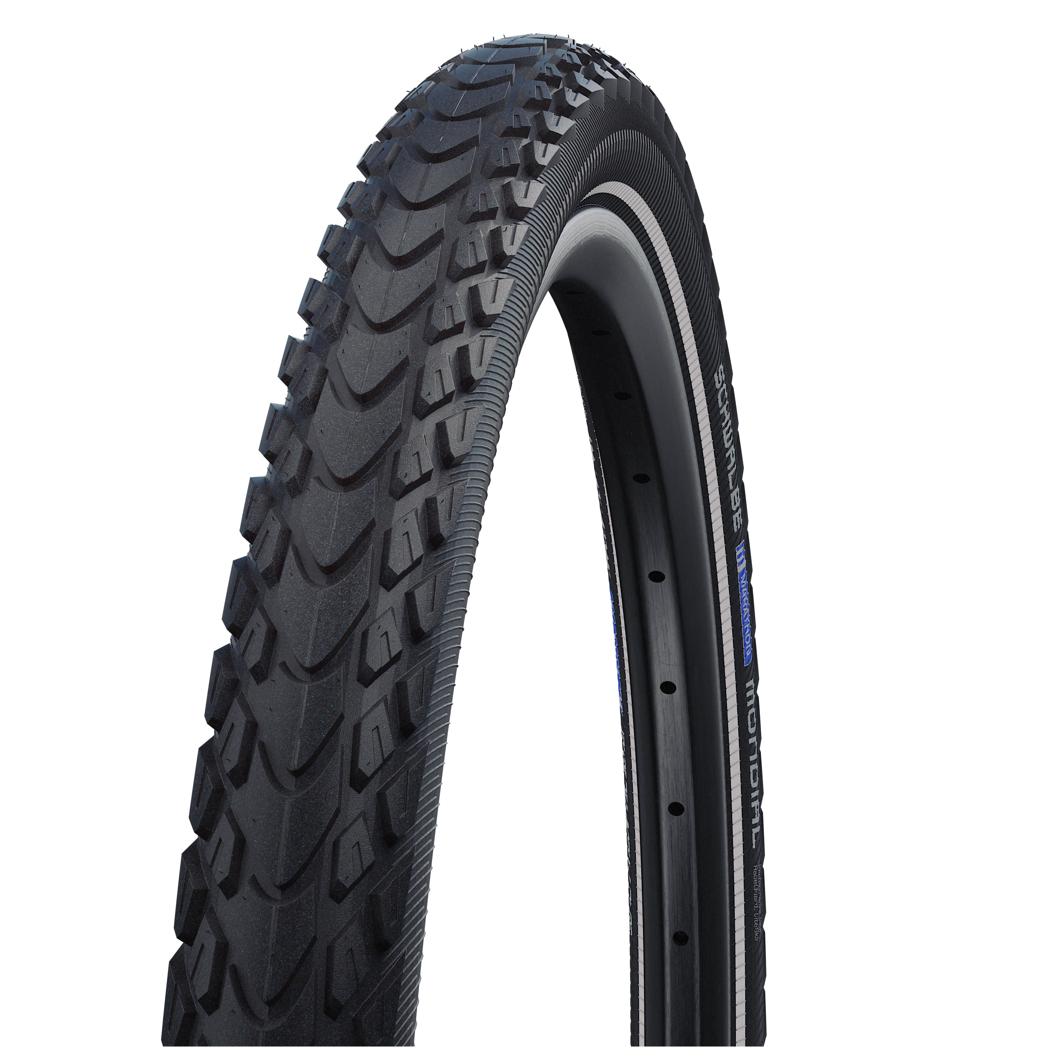 Schwalbe Buitenband 28-1.60 (42-622) marathon mondial perform. zwart refelectie
