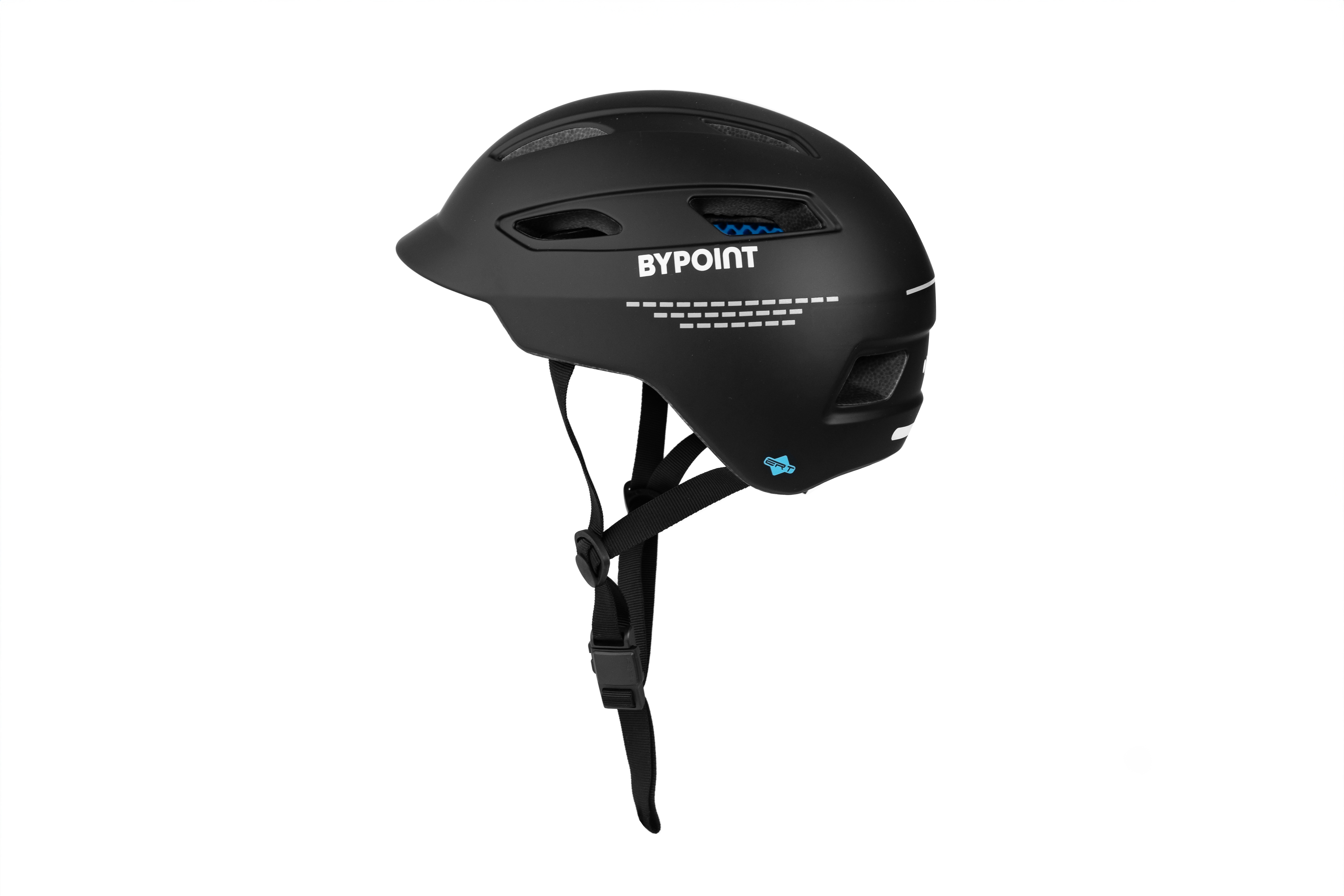 Bypoint helm u-ert fl mat zwart l 58-61cm afbeelding