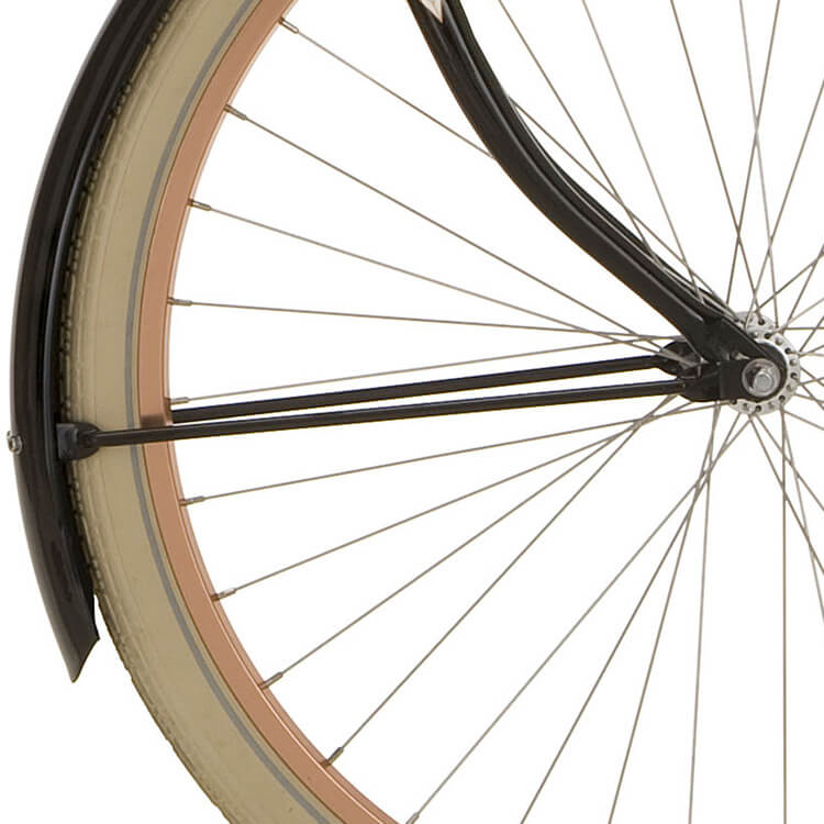 Cortina spatbordstang voor 28 soul zwart