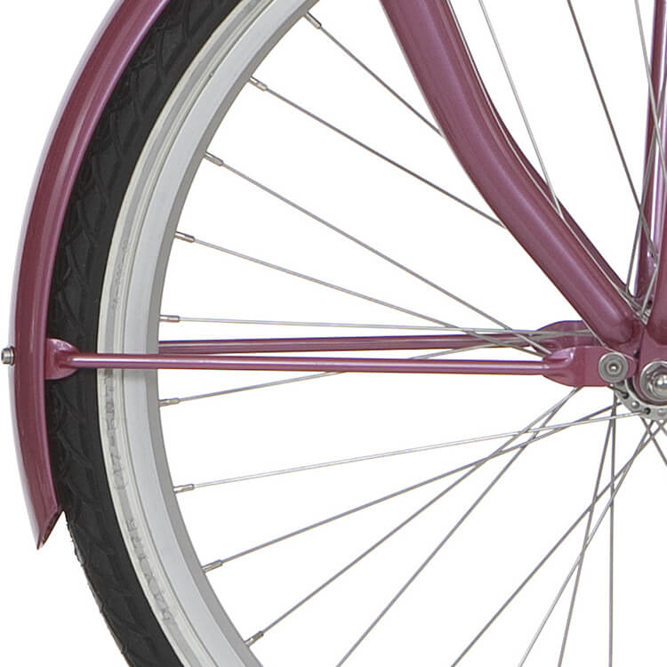 Cortina spatbordstang voor 26 u4 cyclamen