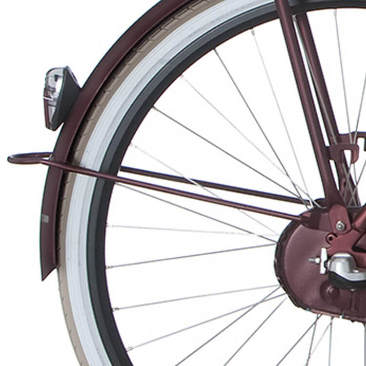 Cortina spatbordstang achter 28 u4 brown met