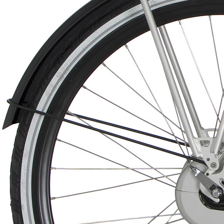 Cortina spatbordstang achter 28 e-wave black matt afbeelding