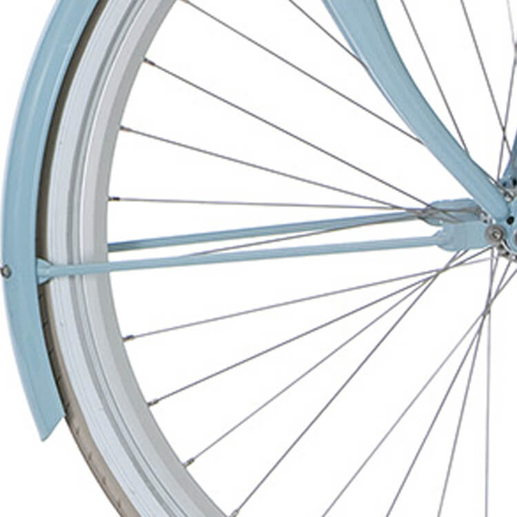 Cortina spatbordstang voor 28 u4 pastel turquoise afbeelding