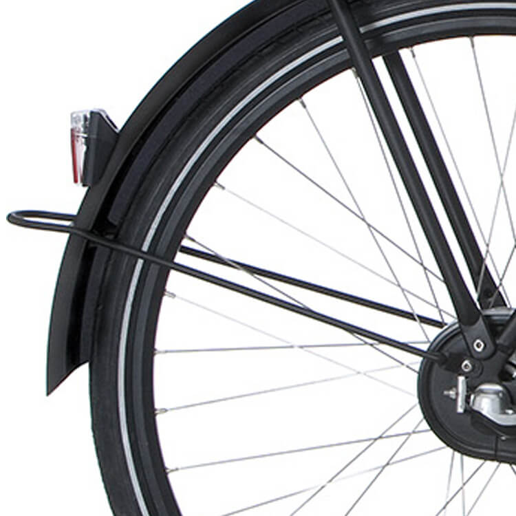 Cortina spatbordstang achter 28 u1/e-u1 black matt afbeelding