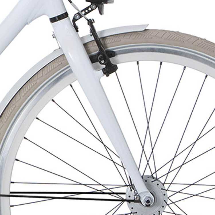 Cortina voorvork mozzo v-brake pure white