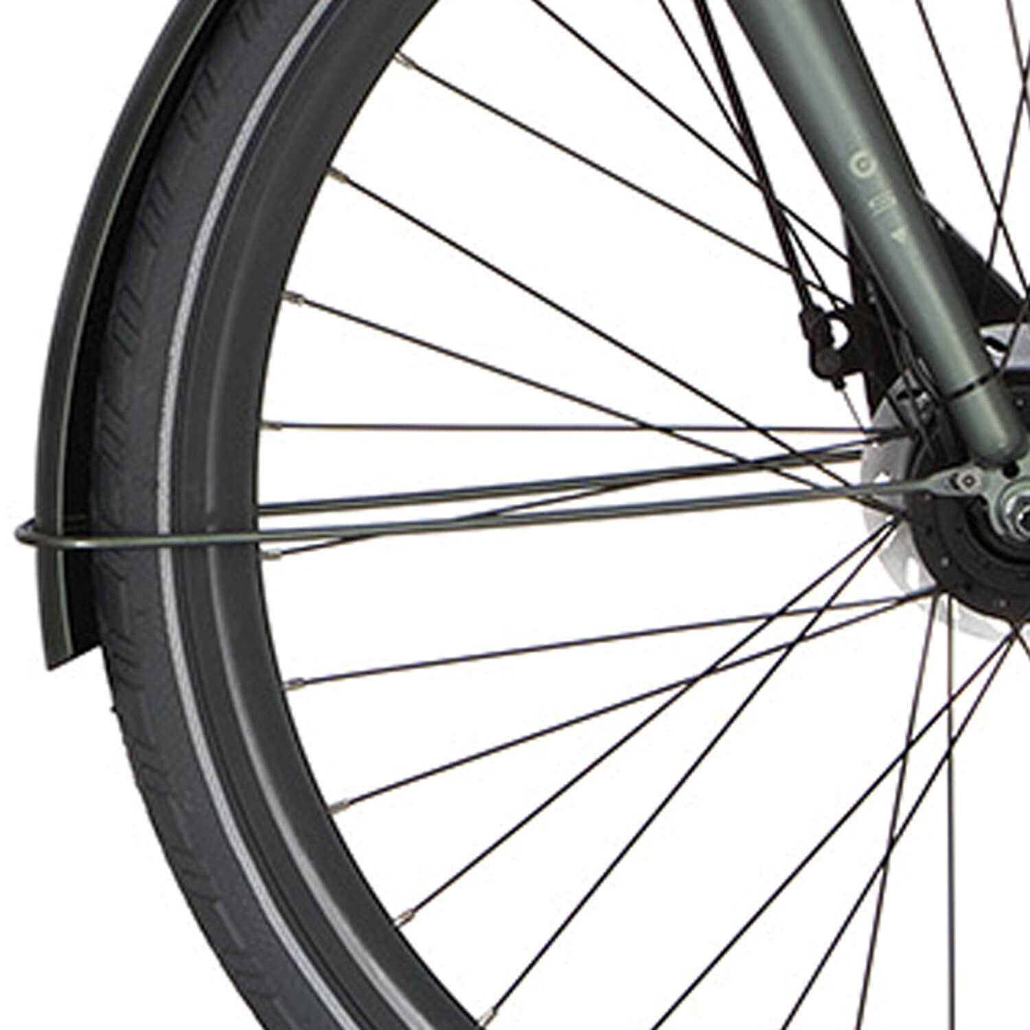 Cortina spatbordstang voor 28 speed matt titanic green afbeelding
