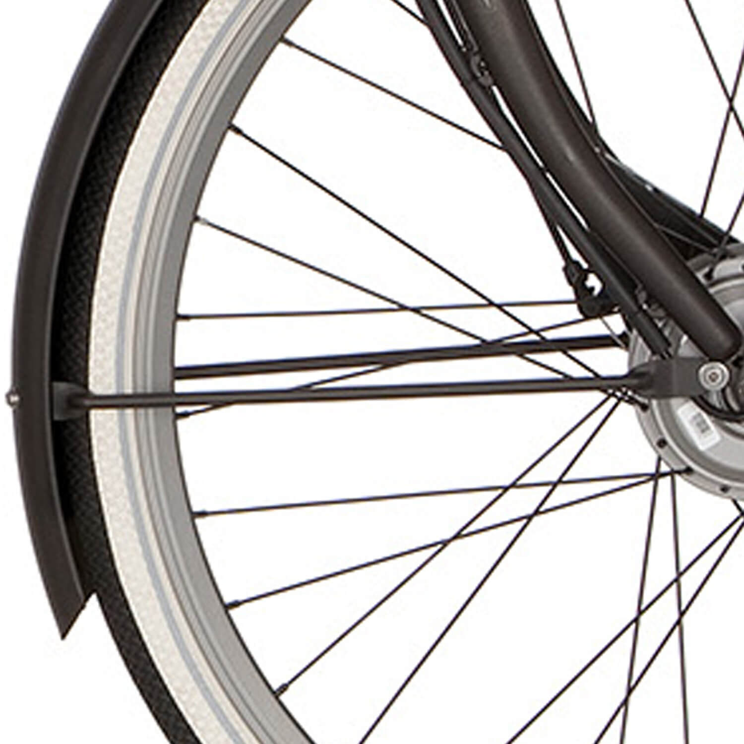 Cortina spatbordstang voor 28 e-u4 black graphite matt