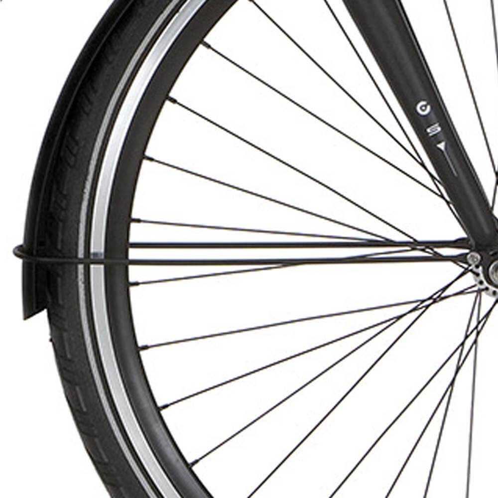 Cortina spatbordstang voor 28 speed jet black matt